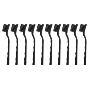 ESDELES 10PCS Anti Static ESD Cleaning Brush Kit Keyboard PCB Motherboards Tool Set Black (A1-10) Bl