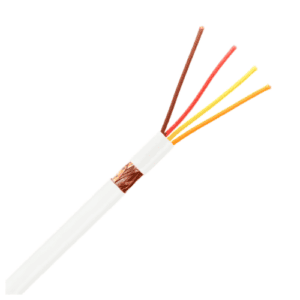 CABLE 4 CORE INS 26AWG WHITE ETFE 150°C