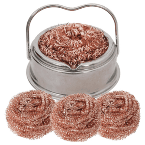 Soldering Tip Cleaner Set, 4 pieces with a base