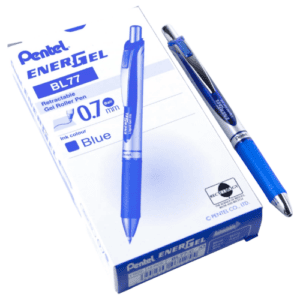 Pentel Energel-X Metal Tip 0.7Mm Blue 12Pcs/pkt