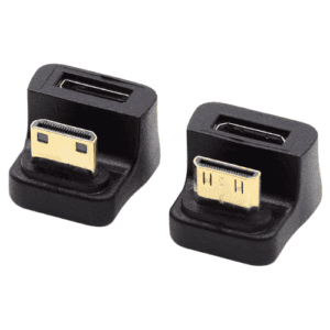 CABLE,EXTENSION,2.1,MINI- HDMI MALE TO HDMI FEMALE,UP ANGLED,U-SHAPE ,360DEG