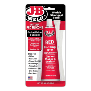 SEALANT,SILICONE,RTV,HIGH TEMP:287-343 DEG C,RED,SOLID,GASKET MAKE