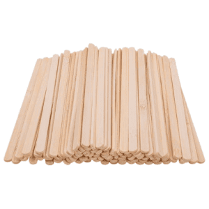 5-Inch Bamboo Coffee Sticks Stirrers, 150 Count Disposable Stir Sticks for Coffee & Cocktails, Bambo