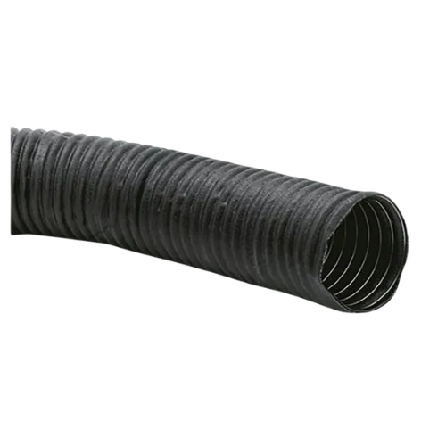Contitech Black NEOPRENE Flexible Ducting, 100mm Bend Radius-2MTR/LENGHT