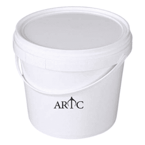 1001 ARTC Multi-Purpose plastic container Round shape white color 1Kg,