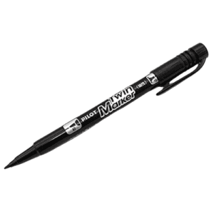 Pilot Twin Marker – Permanent Marker – Extra Fine/Fine Tip
