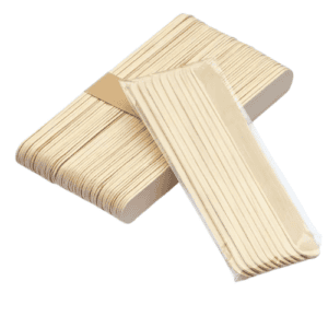 100 Pieces of Wooden Tongue Depressor Waxing Spatula Disposable Wooden Beauty Accessories