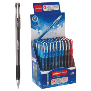 UNIMAX GIGIS G-GLOW 0.7MM BALLPEN BLACK PACK OF 50 PCS