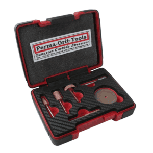 Boxed KIT of 5 Rotary Burrs FINE KT5F