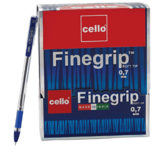 CELLO FINEGRIP BALL PEN 0.7MM DISPLAY OF 50PC BLUE