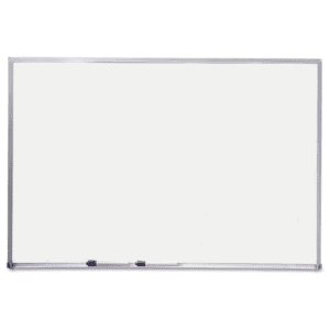 Quadruple Dry Erase Board 2x3 inch WhiteboardAluminum Frame (75123)