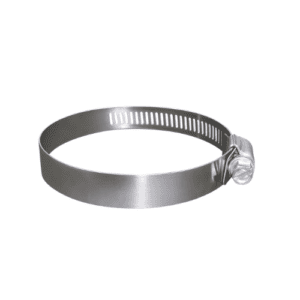 Worm-Drive Clamps with Smooth Bandfor Soft Hose/Tube, 430 Stainless Steel, 4" to 4-3/4" Clamp ID