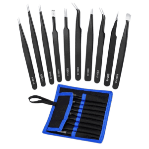 Tweezers Precision Set,Easily Life 10pcs ESD