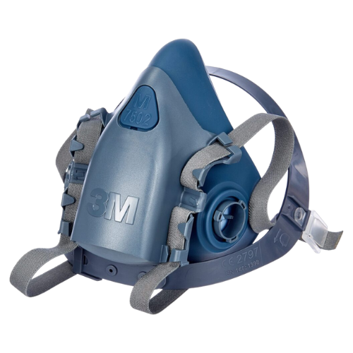 RESPIRATOR,HALF FACEPIECE,7502,MED,SIL