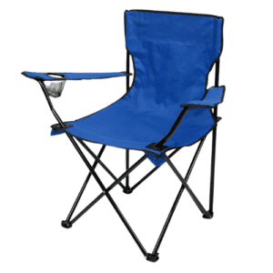 FOLDABLE CAMPING CHAIR WITH SIDE POCKET