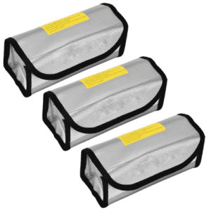GUPE LIPO BATTERY STORAGE BAG FIREPROOF 195X80X70MM HIGH TEMP RESISTANT