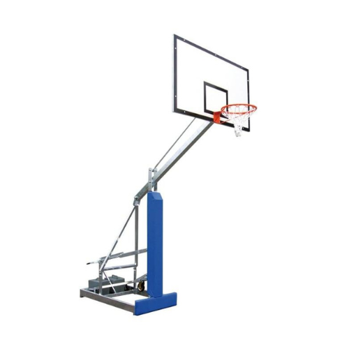 BASKETBALL POST MOVABLE W/ PADDING 1500X1000MM BASE UNIT W/ COUNTER WEIGHT & HEAVY DUTY WHEEL