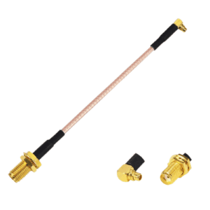 10cm MMCX90 to SMA pigtail