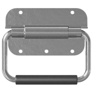 1764A25 PULL HANDLE,ROUND,4-1/2IN,ZINC-STL,DULL