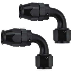 EVKT01718D90BB-1-AMZ1 PTFE Hose End Fitting 4AN 90 Deg
