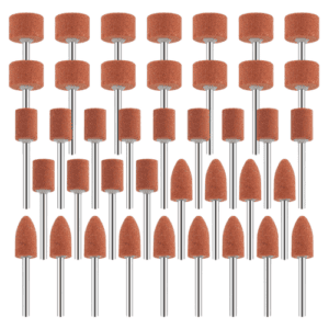 Sanding Bits for Dremel Rotary Tool, Grinding Stone Sanding Drill Bits with 1/8" Shank, Aluminium Ox