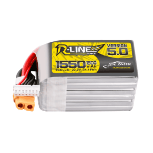 Tattu R-Line Version 5.0 1550mAh 6S 22.2 V 150C BATTERY WITH XT60 CONNECTOR