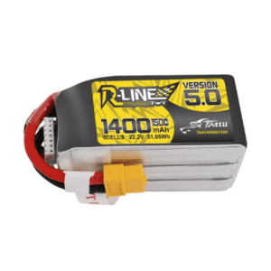 TATTU R LINE VERSION 5.0 1400MAH 6S 22.2 V 150C BATTERY WITH XT60 CONNECTOR