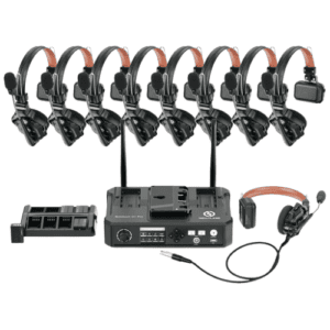 Hollyland Solidcom C1 Pro-HUB8S Full-Duplex Wireless Intercom System with 8 Headsets and Hub