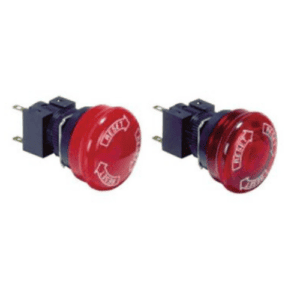 OMRON EMERGENCY SWITCH lock TURN RESET A165E-LS-24D-01