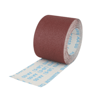 Abrasive Sandpaper Roll, 4 in, Grit 60, Aluminium Oxide, Brown