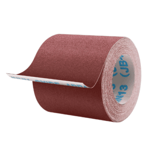 Abrasive Sandpaper Roll, 4 in, Grit 120, Aluminium Oxide, Brown