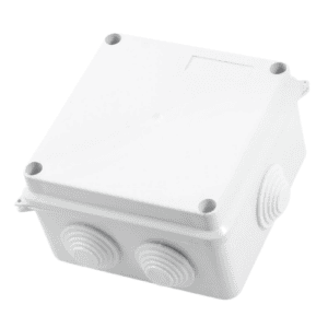 ABS Plastic IP65 Waterproof Junction Box 100 x 100 x 70 mm, White