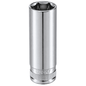1/4 in Drive 12mm Deep Socket, 6 point, 50 mm Overall Length
