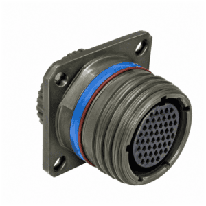 88-569786-11P Connector, Jam Nut Receptacle, PCB Contacts, Solder Termination