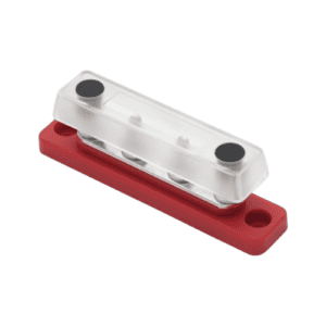 9290T12 Harsh Environment High-Current Distribution Bar with Screw Terminals, 100A 48VDC, 3" Long, 2 Circuit