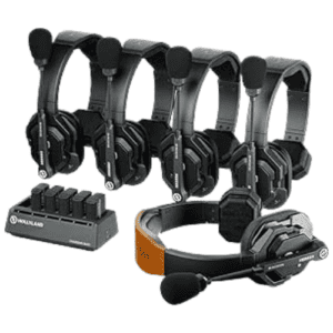 Hollyland Solidcom SE Full Duplex 5-Users ENC Noise Cancellation Wireless Intercom Headset System 1100ft