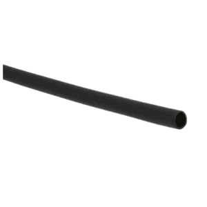 RS PRO Heat Shrink Tubing, Black, 2.4 mm Sleeve Dia. x 1.2 m, 2:1 Ratio