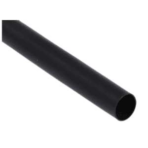 HellermannTyton Heat Shrink Tubing, Black 6.4mm Sleeve Dia. x 5m Length 2:1 Ratio, HIS-PACK Series