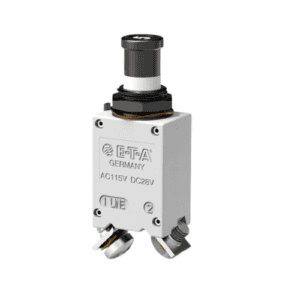 E-T-A 483 Series Circuit Breaker AC 115V (400Hz) / DC 28V 10A - 483 G411 K1M1 A1S0Z 10A