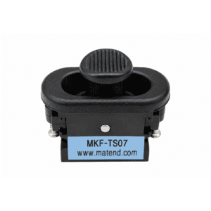 MKF-TS07-BK-H01-BCP-S-TS07 Mini Thumbstick, Hall Effect, 1 Axis