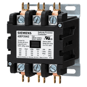 Siemens 42EF35AG Definite Purpose Contactor Class 42