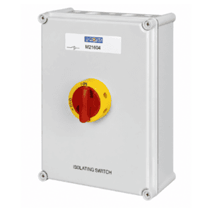 M21604 160A AC23 4P IP65 Rotary Isolator With Earth Terminal