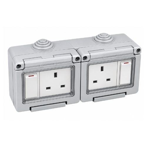 WEATHERPROOF 13A SWITCHED SOCKET OUTLET IP55 RATED