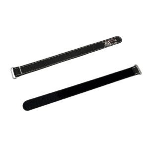 RJX2399BK-500 RJXHOBBY 2pcs Kevlar Battery Strap w/Metal Buckle without logo Size: 20x500mm