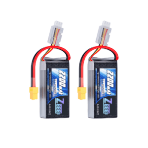 Zeee 7.4V 50C 2200mAh Battery, 73 x 34 x 18.5 mm