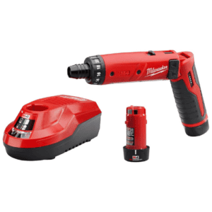 Milwaukee 2101-22 M4 1/4 in Hex Screwdriver Kit with 2 Batteries