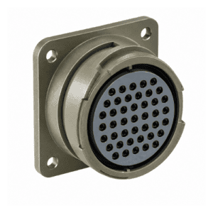 CA3102E24-9PB111 Connector, Box Mount Receptacle, Rear Mount, 2 x #4 Socket Contacts