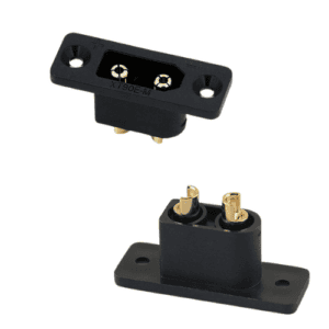 RJX3422 XT90E-M Brass Gold Plated Male Connector